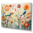 thumbnail image 2 of Designart "Mid Century Mod Nature A Green Oasis IV" Animals Wall Art Living Room, 2 of 5
