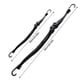 thumbnail image 4 of Eigraketly Cuerda retráctil ajustable para casco, cuerda elástica, correa fija de alta resistencia, cordón para equipaje con ganchos para Ciclismo Negro/90cm, 4 of 6