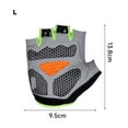 thumbnail image 6 of Toudaret Breathable Half Finger Cycling Gloves Cycling Gloves 1 Pair Sports Half Finger Gloves Shock-absorbing Anti-slip Breathable Mtb Road Biking for Men, 6 of 8