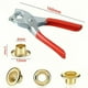 thumbnail image 4 of 6mm Grommet Eyelet Plier Set, Eyelet Hole Punch Pliers Kit with 100 Metal Eyelets, Grommet Tool Kit for Leather Cloth, 4 of 5