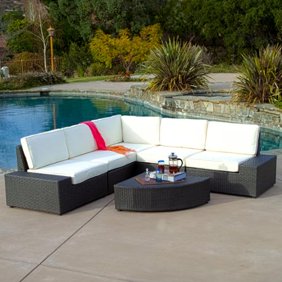 Hanover Metropolitan 5 Piece Outdoor Lounging Set Walmart Com Walmart Com