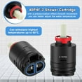 thumbnail image 4 of GUYUTING 40PHF 2 Shower Faucet Cartridge Glacier Bay Dominion Tuscany Aquasource Easy Install Long Life High Temperature Resistance, 4 of 8