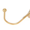 thumbnail image 1 of Mini Wall Hooks for Bathroom and Kitchen, for Home Decor, Housewarming Gift, Gold A, 1 of 2