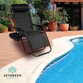 thumbnail image 4 of Camastro Para Exterior Plegable Portatil Con Porta Bebidas negro 1 Sky Grenn HJCOCM130001, 4 of 6