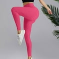 thumbnail image 5 of Kvture Women Seamless Impact Leggings Scrunch Workout Leggings Medium Waist Tummy Control Butt Lifting Gym Yoga Pants Hot Pink S, 5 of 7