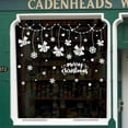 thumbnail image 5 of Uxgjfwu Christmas Window Decals, Xmas Snowflake Window Clings, Double-Sided Merry Christmas Stikcers for Home Shop Glass Display Decoration, 5 of 7
