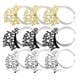 thumbnail image 4 of 9pcs Feliz año nuevo Bandas para el cabello Aros para el cabello únicos Tocado Accesorios para el cabello Favores de fiesta Suministros para el festival (dorado + plateado + negro), 4 of 5