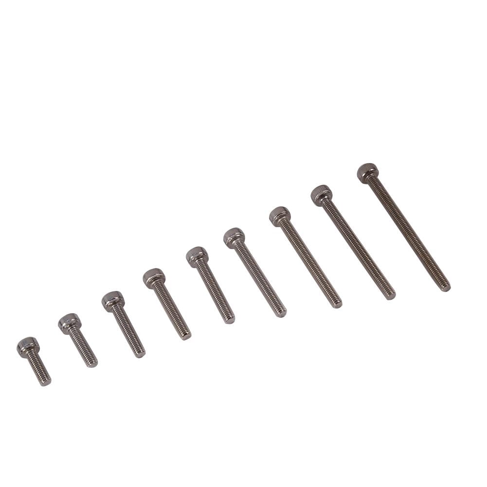 Gegong Nuts,Screws,440pcs M3 Stainless Steel Hex Head Socket Screws And Nuts Assortment 2 Hex Keys