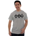 thumbnail image 4 of See Hear Speak No Evil Inspirational Men's Graphic T Shirt Tees Brisco Brands L, 4 of 4