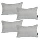 thumbnail image 1 of Cojin Riñonera Decorativa Rectangular Set de 4 Duke Gris, 1 of 4