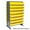 Blue, variant on Quantum Storage Systems B382096 QPRD-601 Double Sided Rack with 96 Blue Euro Drawers - 24 x 36 x 60 in.