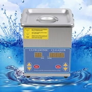 Stainless Steel 1.3L Liter 60W Industry Heated Ultrasonic Cleaner Heater