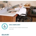 thumbnail image 4 of Elkay LKGT4083LS Robinet de Cuisine Gourmet à Trou Unique avec Pulvérisateur Rétractable et Poignée avant, Acier Lustré, 4 of 10