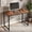 Rustic Brown, variant on Kelno 31" Computer Desk Gaming Table Home Office Writing Study Workstation with Sturdy Metal Frame, Rustic Brown