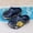 Navy, variant on Kids Dinosaur & Vehicle Print Clogs Breathable Summer Beach Shoes Soft Sole Lightweight Sandals for Boys Girls Ages 2-8 Years
