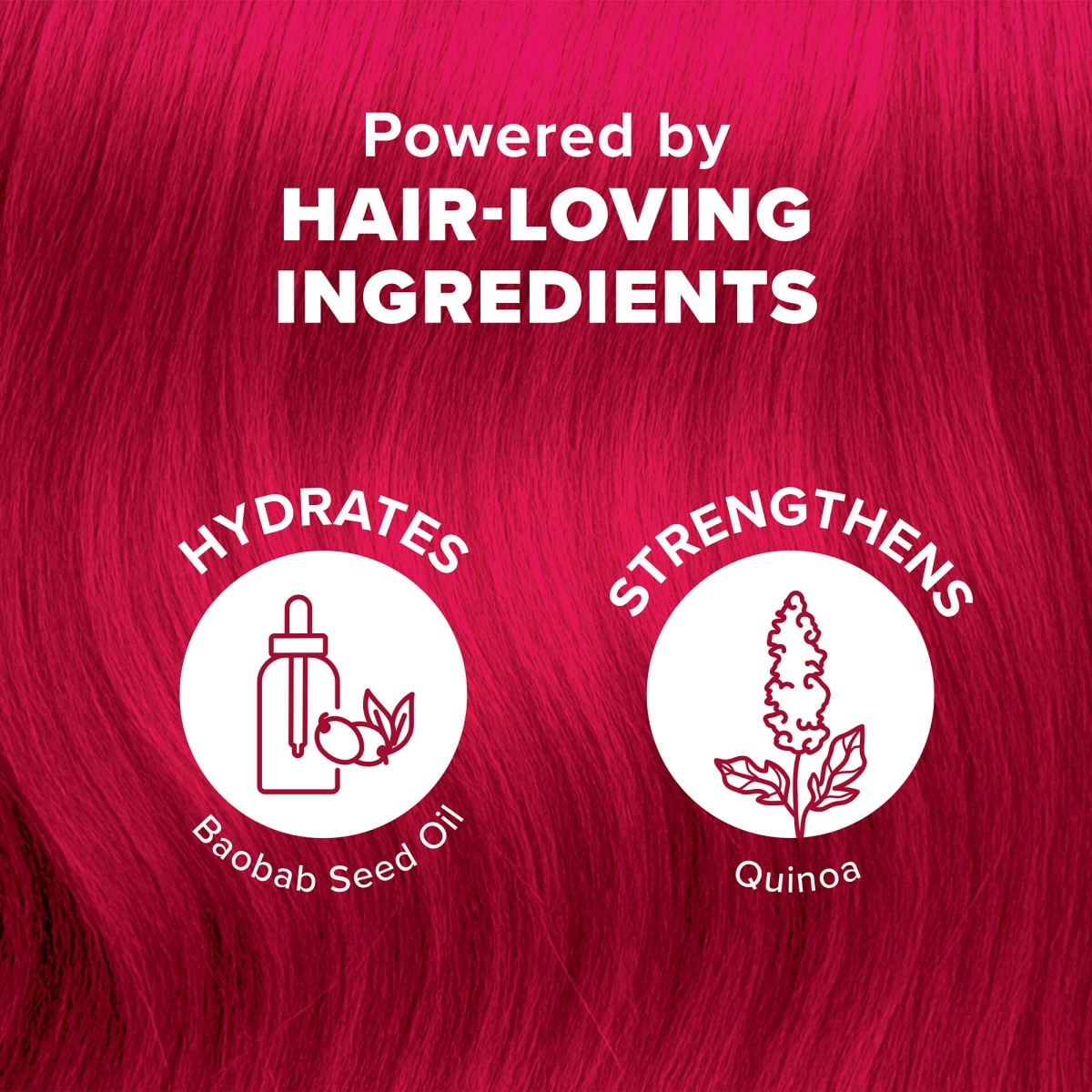 Splat Original Complete Kit, Semi-Permanent Hair Dye with Bleach, Luscious Raspberries Hair Color