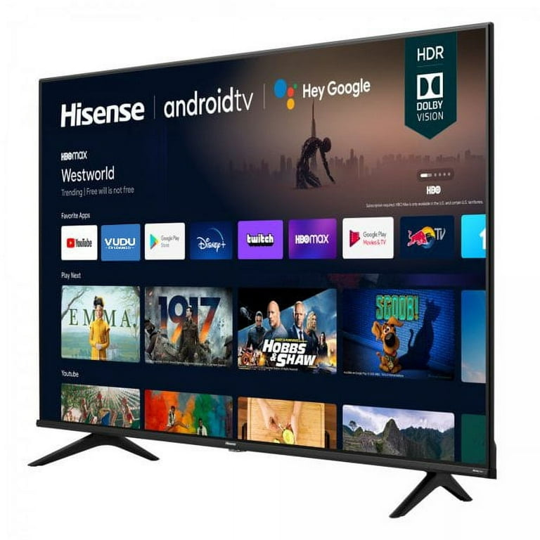 Hisense 55 Class 4K UHD LCD Android Smart TV HDR A6G Series 55A6G