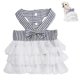thumbnail image 1 of Pet Doggy Cats Fancy Tutu Adorable vestido de malla a rayas Princesa Petite Chaleco Doggie Bowknot Vestidos para perros pequeños medianos Pomeranian Chihuahua Falda Cachorro Ropa336, 1 of 7