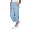 thumbnail image 3 of Alfred Dunner Womens Wide Leg Patch Pocket Ankle Pant, 3 of 4