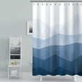 thumbnail image 6 of Grrvtrz Gradient Splicing Digital Printed Shower Curtain Partition Curtain Bathroom Curtain with Hanging Curtain Bathroom Partition Pattern Shower Curtain,Bathroom Decor,Bathroom Accessories, 6 of 6