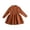Brown, variant on Elainilye Fashion Baby Girl Dress Girls Ribbed Knit Sweater Dress Kids Ruffle Long Sleeve Casual Playwear, Sizes 3M-3Y