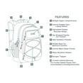 thumbnail image 3 of Eastsport Surge Sport Backpack, Red Jagged Shape, 3 of 8