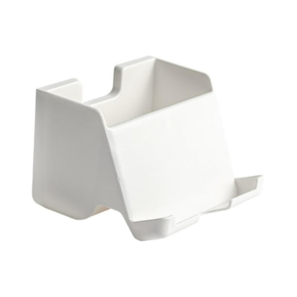 Soporte para teléfono montado en la pared, soporte de almacenamiento para cargar el teléfono, organizador de medios portátil moderno, soporte para