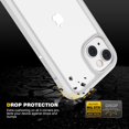 thumbnail image 3 of IBAOLE Designed for iPhone 13 Case, Full Body Rugged Case with Built-in Touch Sensitive Anti-Scratch Screen Protector, Soft TPU Bumper Case for iPhone 13 6.1" (Pearl Pink)Creamy-White, 3 of 7
