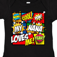 thumbnail image 4 of Inktastic My Nana Loves Me Boys or Girls Baby Bodysuit, 4 of 5