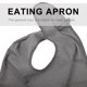 thumbnail image 5 of 1 unid creativo adulto anciano babero comiendo ropa impermeable protector babero, 5 of 6