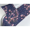 thumbnail image 3 of Magnolia Pattern Bed Runner Set, Dreamy Colors Watercolor Blooming Flowers on Purplish Tone Back, Decorative Bedding Scarf & a Pillow Sham for Hotels Homes, Twin, Quartz Pastel Pink, by Ambesonne, 3 of 3