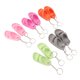 thumbnail image 1 of Mini Llavero De Zapatillas, Mini Llavero De Zapatos De Silicona Multifuncional Ligero De Moda 5 Pares Para Billetera, 1 of 7