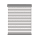 thumbnail image 1 of Persiana Doble Capa Con Diseño De Cebra Enrollable 100x200cm Gris con Blanco, 1 of 5