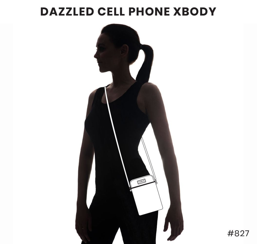 CHALA Crossbody Cell Phone Purse | Women's Wristlet Handbags with Adjustable Strap (Ivory_Sunflower)