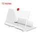 thumbnail image 2 of Amplificador de pantalla de teléfono extraíble Lupa móvil plegable Soporte de ampliación 3D, 12 pulgadas y blanco Advancent EL4781-05B, 2 of 2