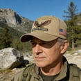 thumbnail image 6 of Being a Soldier Is a Choice Being a Veteran Is an Honor Hat, US Veteran Patriotic Baseball Cap with Bald Eagle Embroidery, Adjustable Military Veteran Hat, 6 of 8