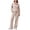 Apricot, variant on Pinspark Women Two Piece Sets Sweatsuit Oversized Sweatshirt Sweatpants Tracksuit Lounge Matching Set Fall Trendy