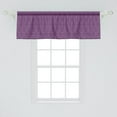 thumbnail image 2 of Ambesonne Eggplant Window Valance, Arrangement Ornament, 54" X 18", Violet, 2 of 3