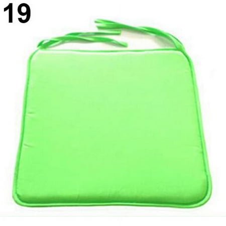 

YMH Soft Polka Dot Solid Seat Pad Travel Home Office Decor Tie On Chair Cushion