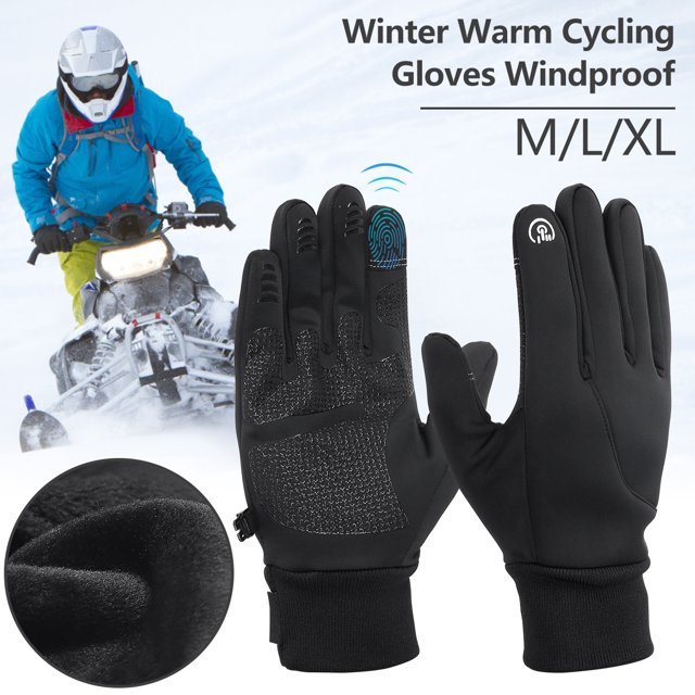 Guantes Cálidos De Invierno Guantes De Pantalla Táctil Guantes Térmicos De Dedo Completo Guantes De Ciclismo A Prueba De Viento Antideslizante Guantes De Mtb De Pantalla Táctil Para Hombres Mujeres Co Muyoka Hogar