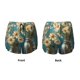 thumbnail image 3 of Balery Delicate White Daisy Jars Pantalones cortos deportivos para mujer con forro y dos bolsillos, elásticos, para entrenamiento, gimnasio, yoga-Large, 3 of 7
