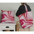 thumbnail image 5 of Soimoi Abstract Printed, Poly Canvas Fabric, Decor Sewing Fabric by The Yard 56 Inch Wide,Decorative Fabric for Curtains Tote Bags, Pink, 5 of 6