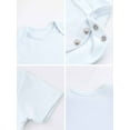 thumbnail image 3 of Sunday Football with Daddy Baby Bodysuit - Funny Game Day Outfit for Baby Boys Or Girls Baby Blue-style 3-6M, 3 of 5