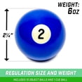 thumbnail image 3 of Juego de bolas de billar GoSports, tamaño reglamentario 57 mm, 170 g, 3 of 6