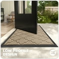 thumbnail image 4 of PABUBE Outdoor Door Mat Non Slip Backing Doormat,Low Profile Doormat Entry Rug, Outside Floor Mat for Entryway, Khaki, 24" x 36", 4 of 7