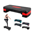 thumbnail image 2 of Banco Ejercicio Fitness Crossfit Ajustable Gym  Malubero Negro detalles rojo, 2 of 4