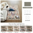 thumbnail image 4 of Bululom Area Rug 5'x7' Washable, Stain & Fade Resistant Polyester Carpet - Pet Friendly Non Skid Farmhouse Area Rug for Living, Bedroom & Dining Room, 4 of 8