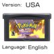 thumbnail image 3 of 32 Bit Video Games Cartridge GBA Game Console Card Dark Violet Gaia Nameless Amalga Magenta PokeDuel Vega for Fans Gift, 3 of 5