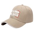 thumbnail image 3 of Trump Vance 2024 Sombrero Bordado Papá Ajustable para Hombres Mujeres (caqui) Rojo, 3 of 8