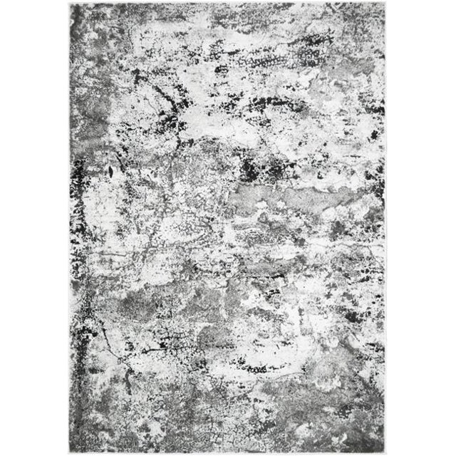 Mayberry Rug EV8653 5X8 Tapis de Zone Everest Quartz 5 Pi. 3 Po. x 7 Pi. 3 Po., Noir